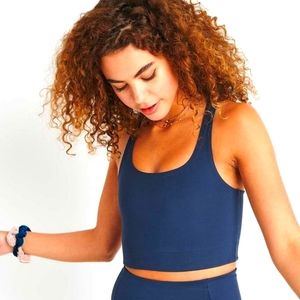 Girlfriend Collective Paloma Sports Bra - Midnight
